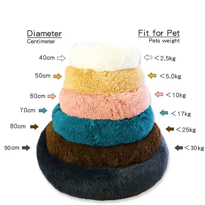 Super Soft Pet Cat Bed Plush Full Size Washable