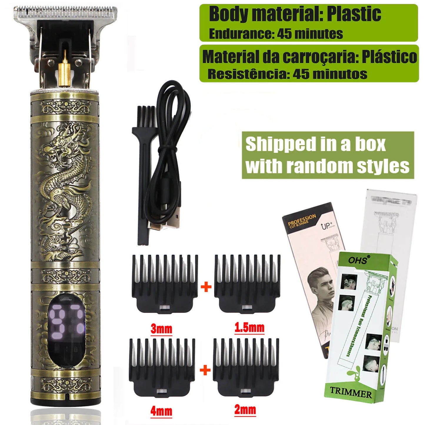 Professional T9 Hair and Beard Trimmer