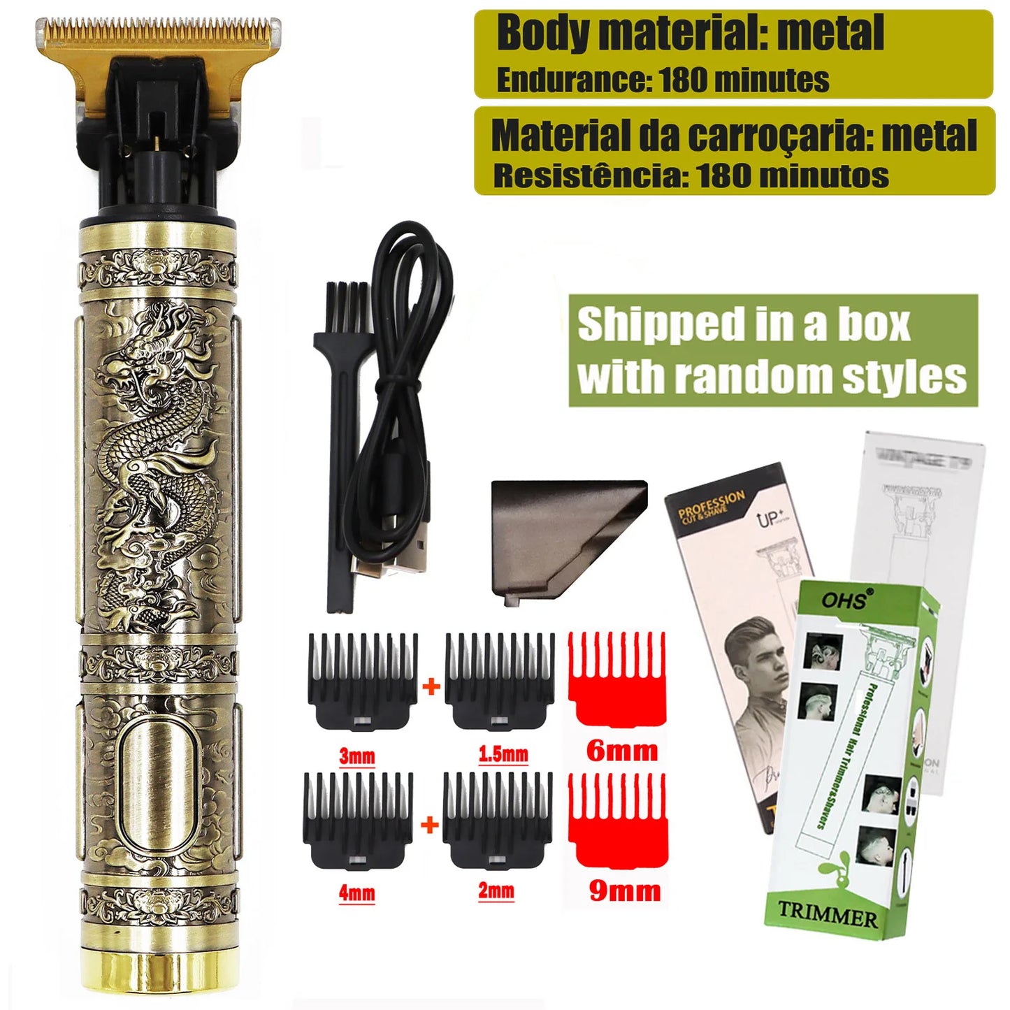 Professional T9 Hair and Beard Trimmer