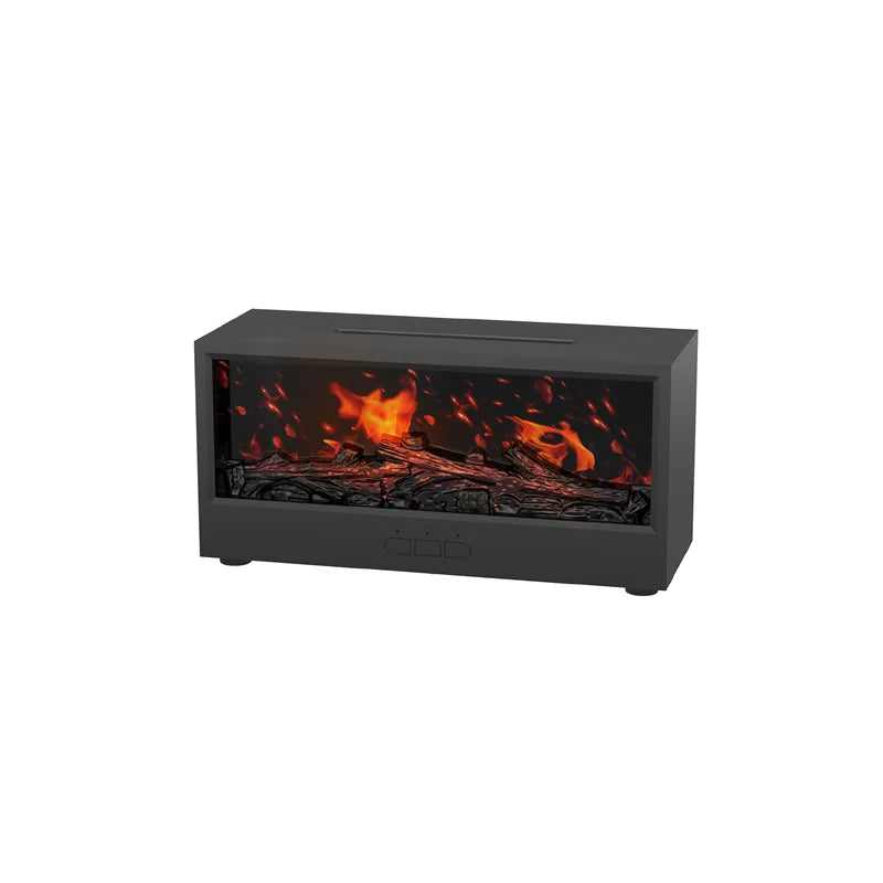 Creative Fireplace Aroma Diffuser Simulated Flamer with Remote Auto Off