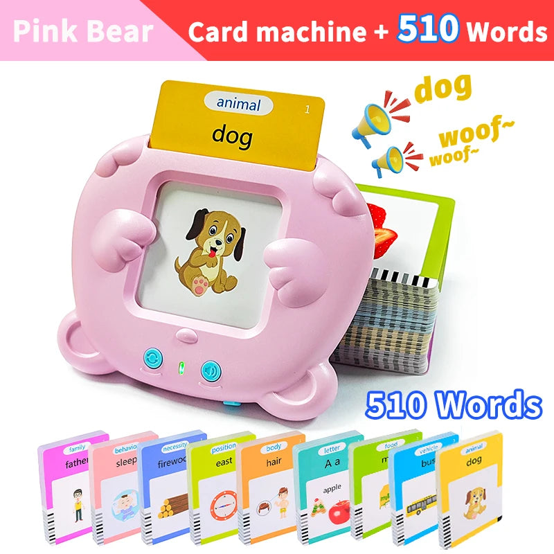Early Education Flash Card Machine – Interactive Learning for Kids