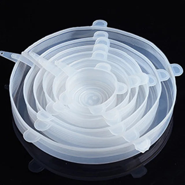Reusable Silicone Stretch Lids for Bowls