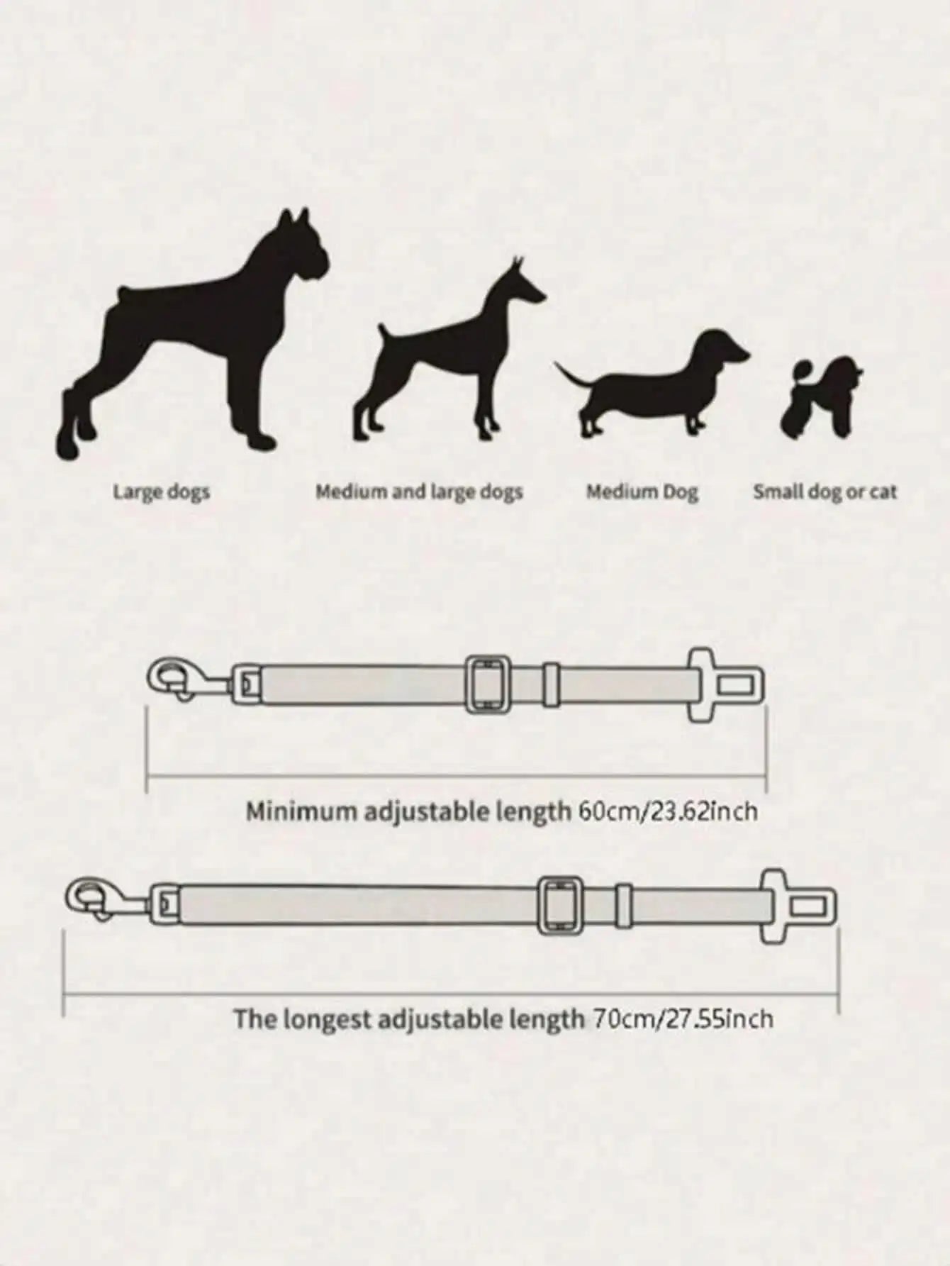 1 Pc Pet Seat Belt For Dog & Cat for Car