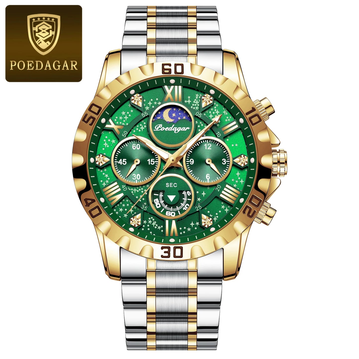 Luxury Stainless Steel Quartz Watch