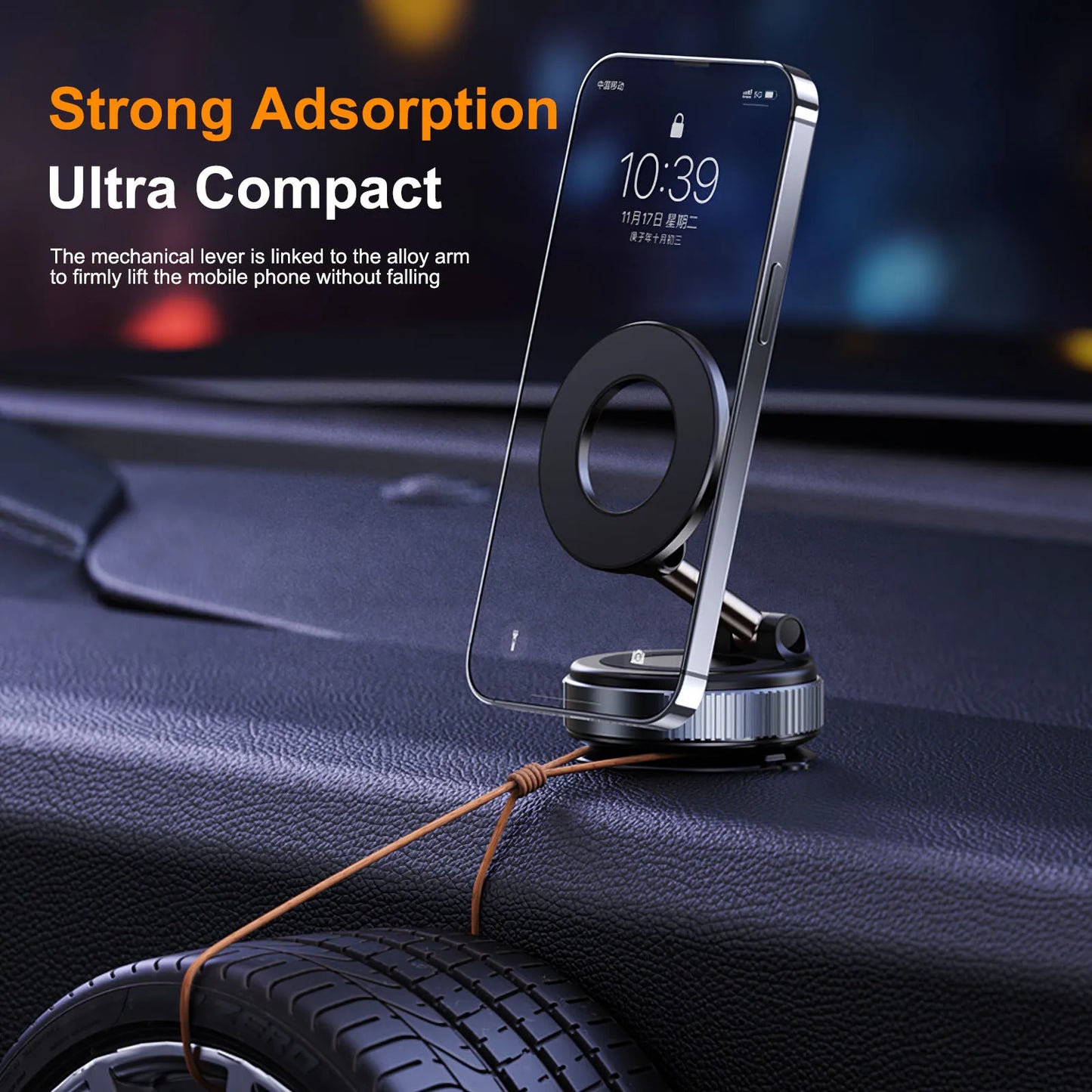 360° Magnetic Car Phone Mount Holder