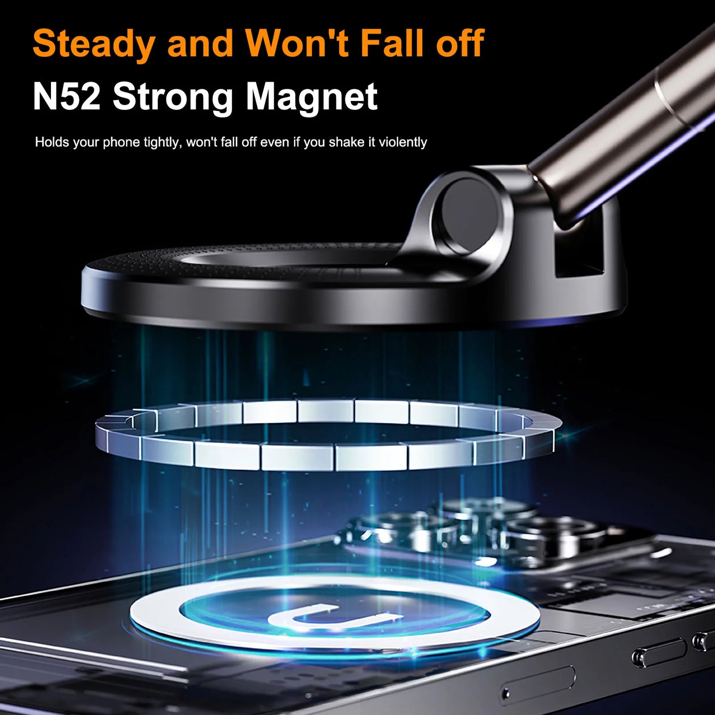 360° Magnetic Car Phone Mount Holder