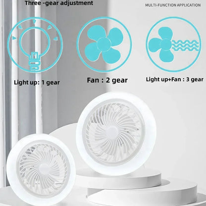 New Upgrade 2025 Smart 3 in 1 Ceiling Fan with Remote Control Fan Lights
