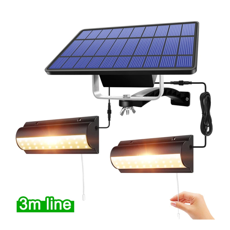 Indoor Outdoor Solar Powered Pendant Light