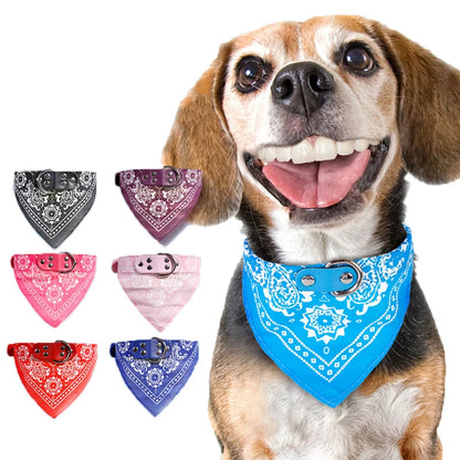 Adjustable Dog Bandana Collar
