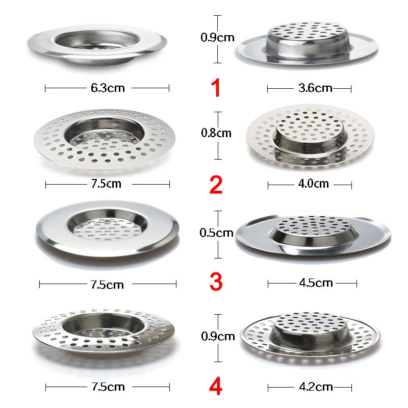 Sink Grid Filter Stainless Steel Drain