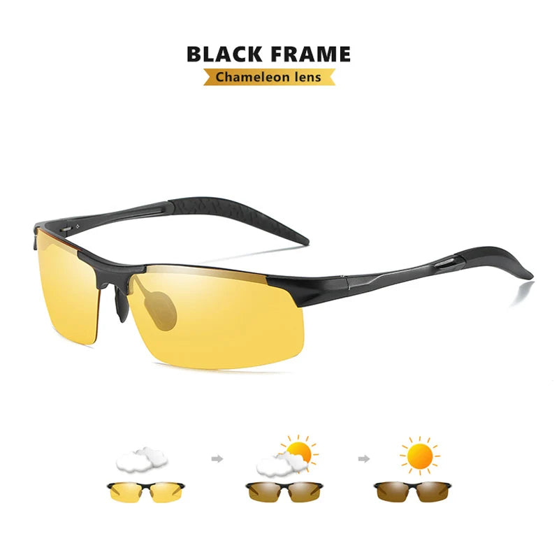 Top Anti-glare Day Night Vision For Driving, Polarized, Photochromic