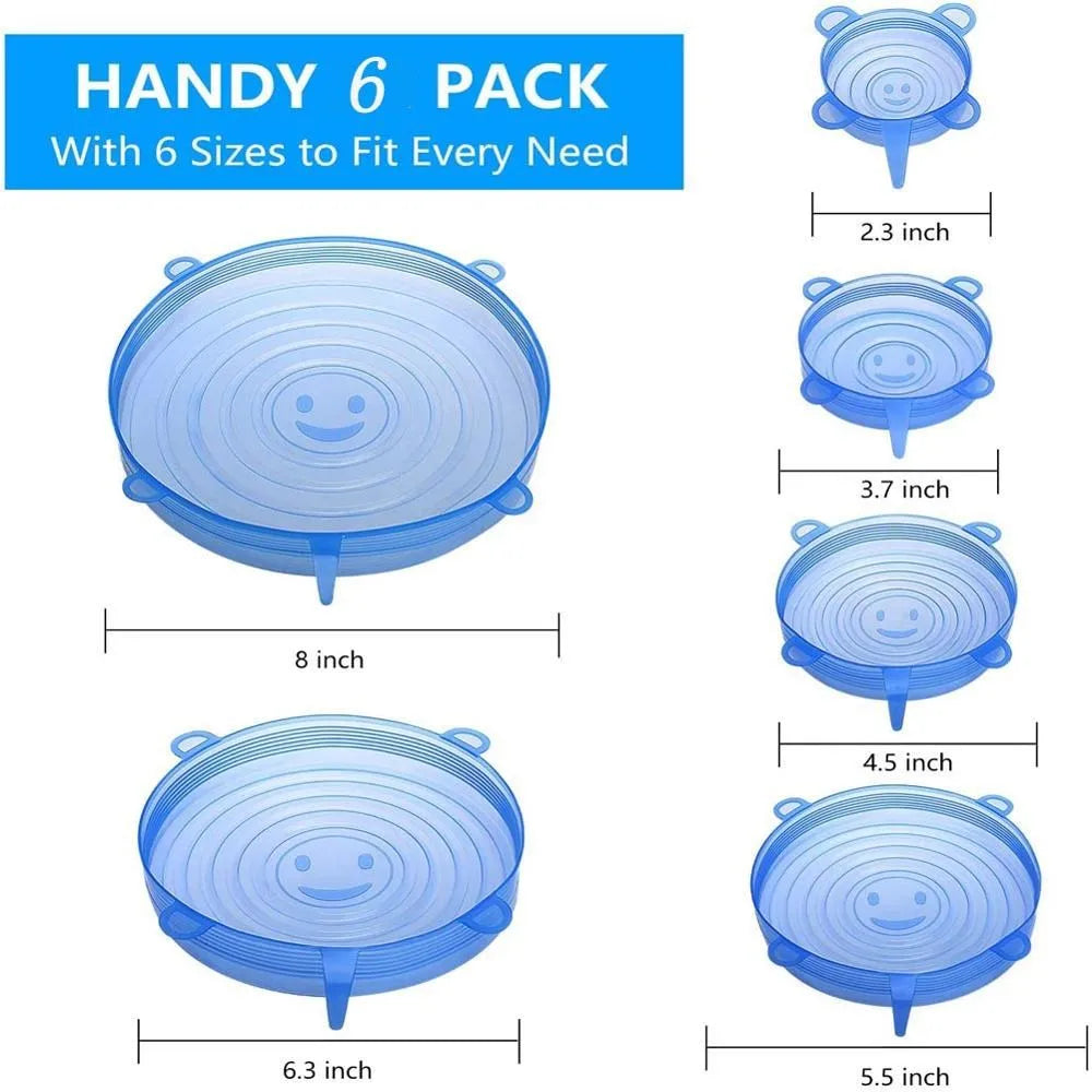 Reusable Silicone Stretch Lids for Bowls