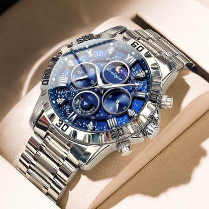 Luxury Stainless Steel Quartz Watch
