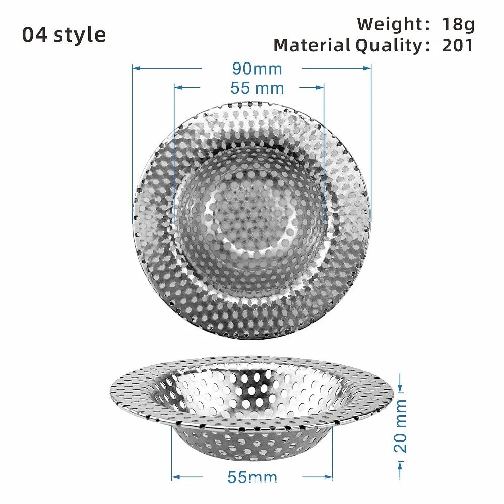 Sink Grid Filter Stainless Steel Drain