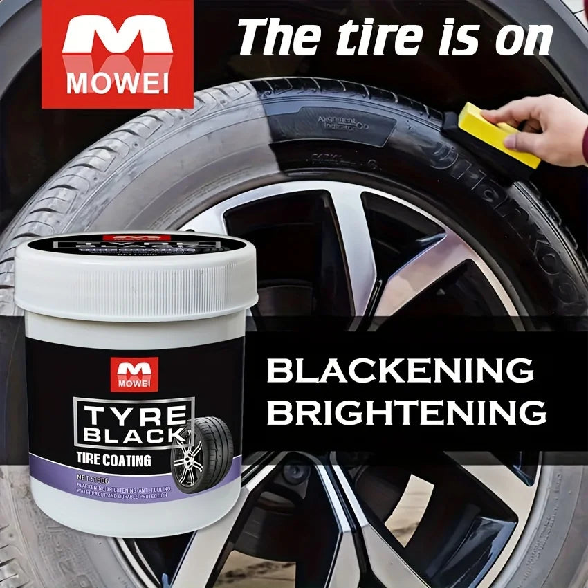 Tire Blackening Coating Wax with Applicator