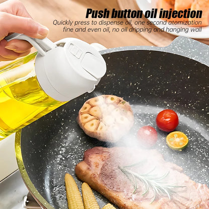 2-in-1 Oil Sprayer Dispenser Bottle