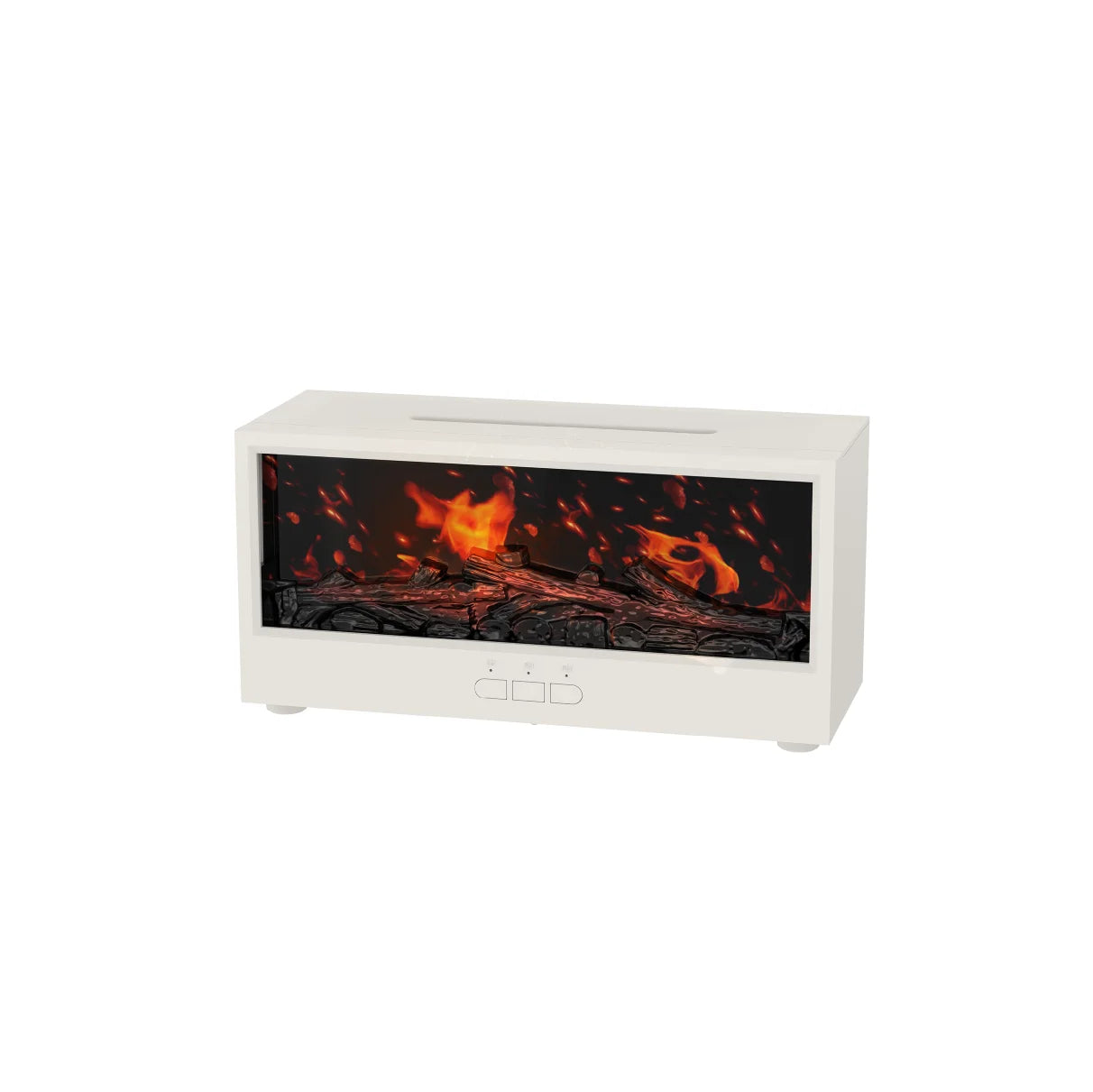 Creative Fireplace Aroma Diffuser Simulated Flamer with Remote Auto Off