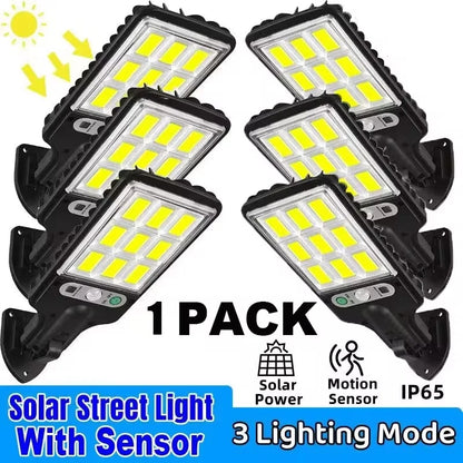 Outdoor Solar Security Lights with Remote Control