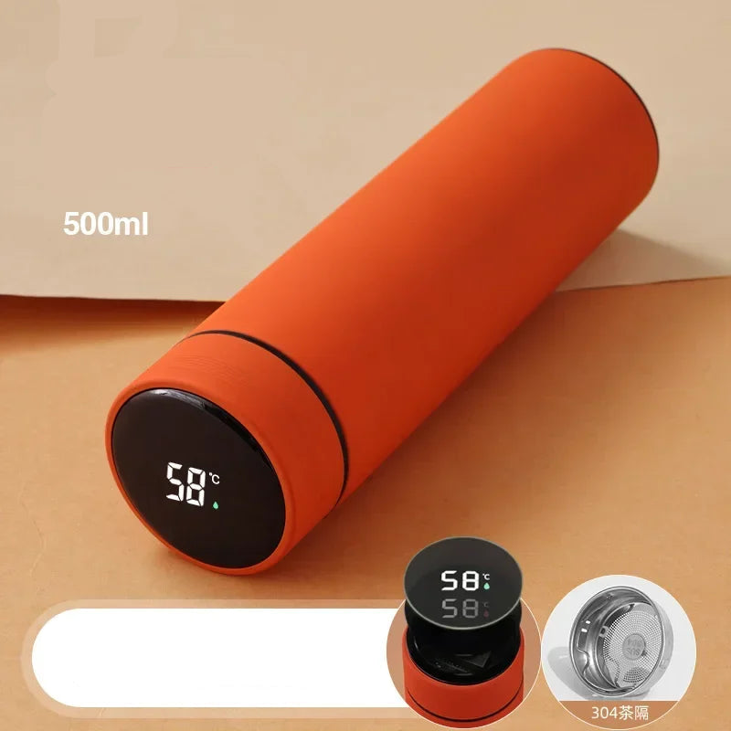 304 stainless steel thermos cup smart display vacuum water cup