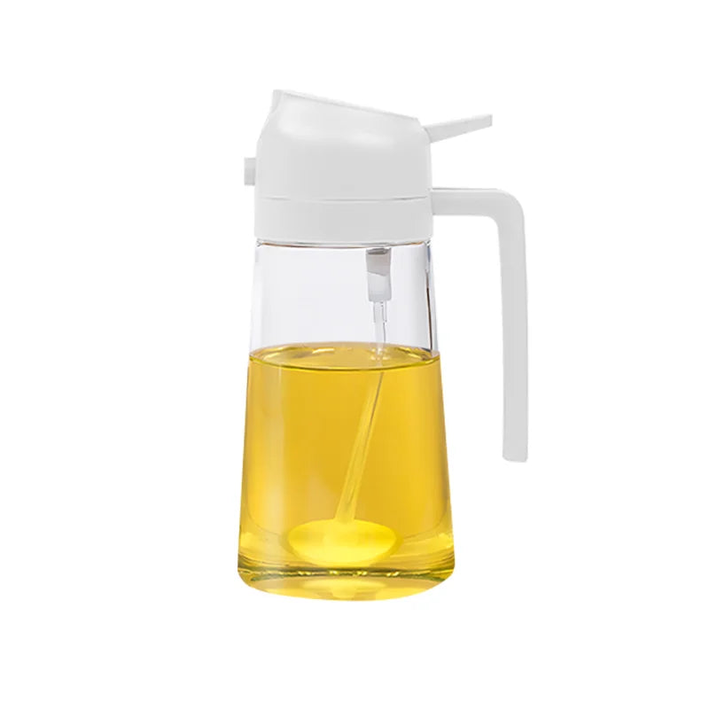 2-in-1 Oil Sprayer Dispenser Bottle