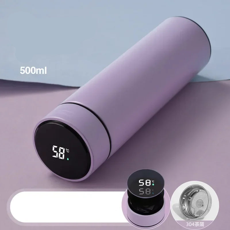 304 stainless steel thermos cup smart display vacuum water cup