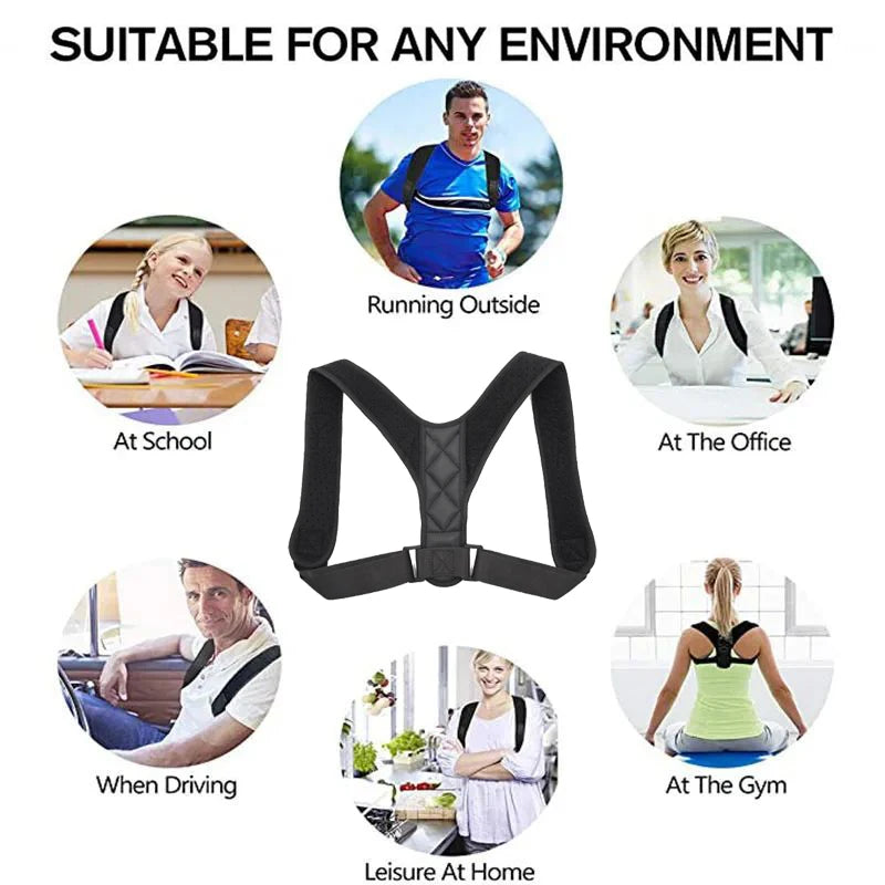 Adjustable Back Posture Corrector for Adults