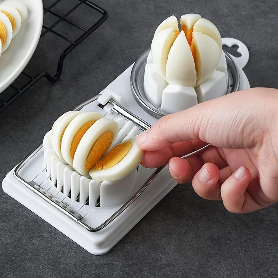 2-in-1 Stainless Steel Egg Slicer
