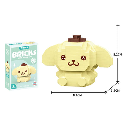 Cute Cinnamoroll DIY Block Toy Gift