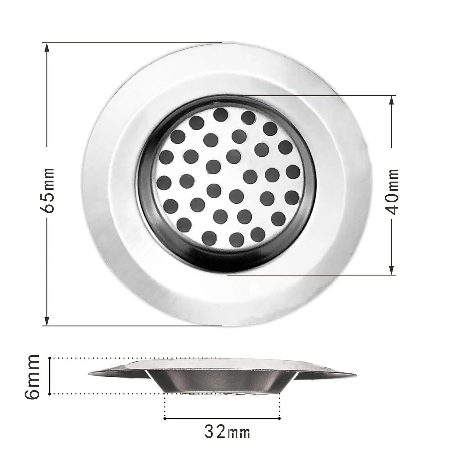Sink Grid Filter Stainless Steel Drain