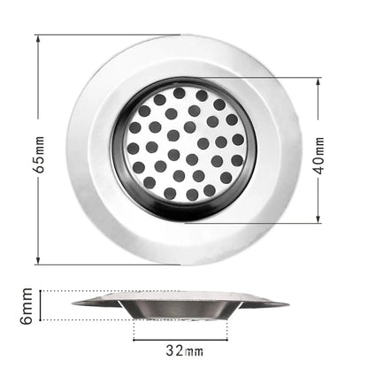 Sink Grid Filter Stainless Steel Drain