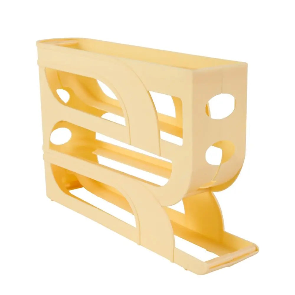 Automatic Rolling Egg Storage Box Organizer