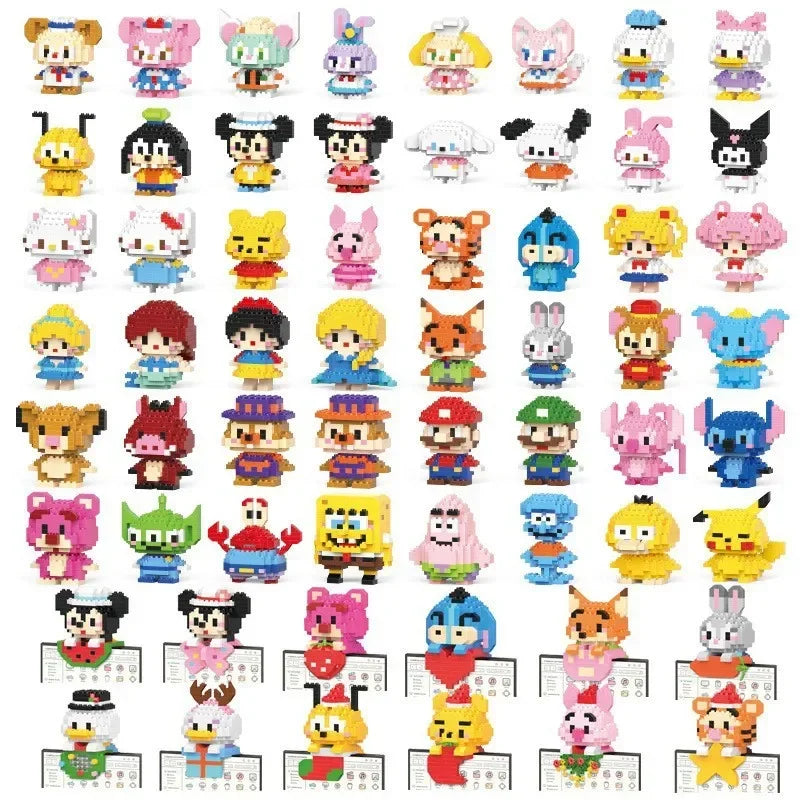 Cartoon Building Block Toys for Kids