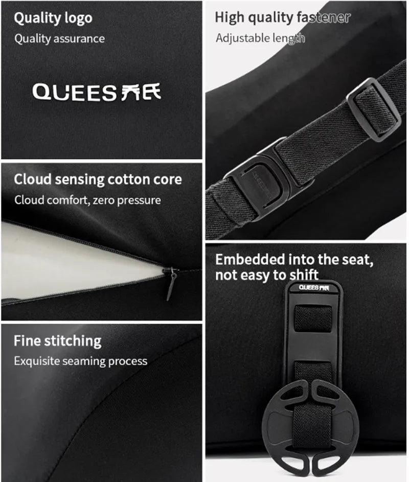 Update Car Lumbar Support Pillow Auto Neck Pillow Universal Vehicle Cushion
