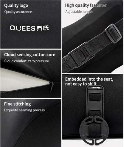 Update Car Lumbar Support Pillow Auto Neck Pillow Universal Vehicle Cushion