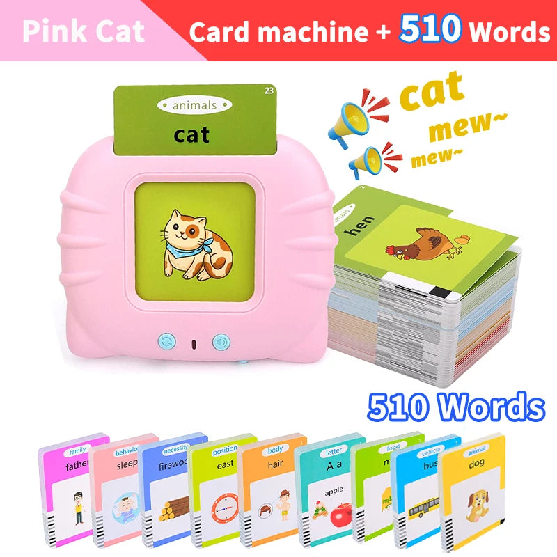 Early Education Flash Card Machine – Interactive Learning for Kids