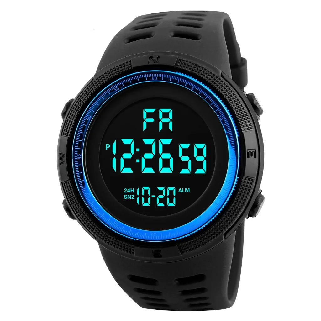 Military Men Sports Wristwatch Multifunction Men's Digital Watches Waterproof Clock Student Electronic Watch for man