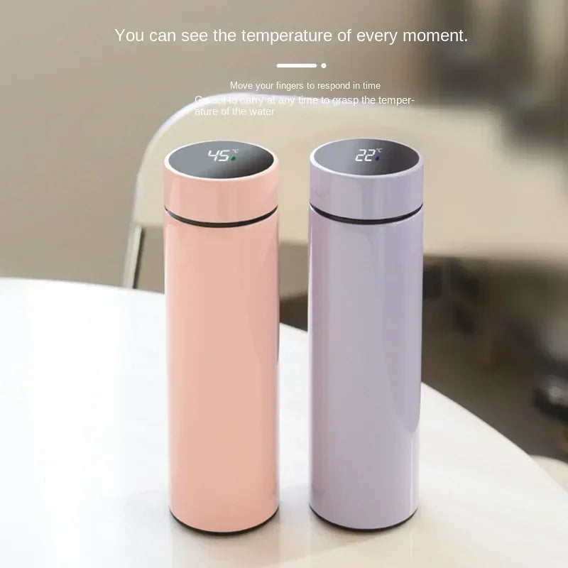 304 stainless steel thermos cup smart display vacuum water cup