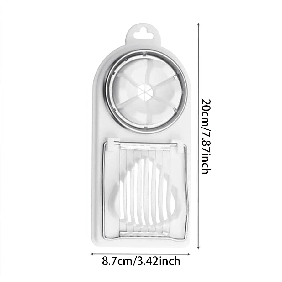 2-in-1 Stainless Steel Egg Slicer