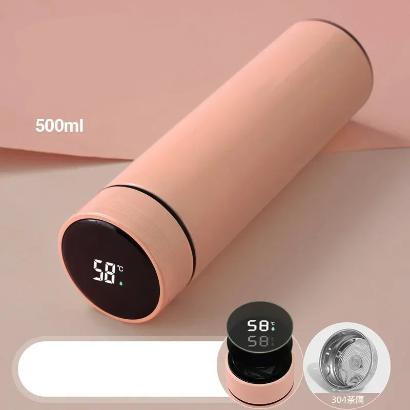 304 stainless steel thermos cup smart display vacuum water cup