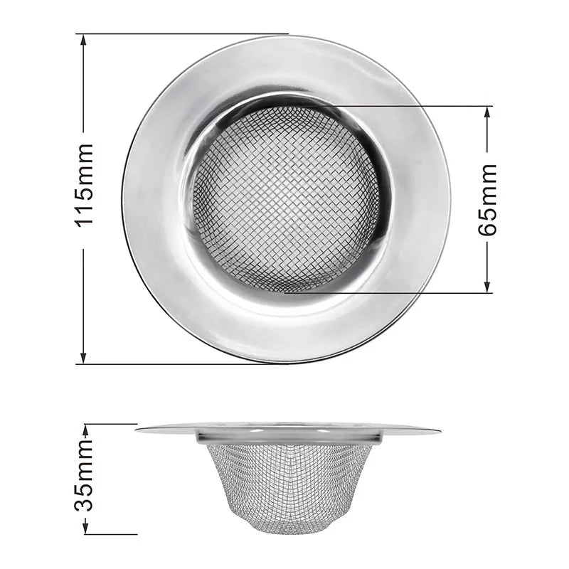Sink Grid Filter Stainless Steel Drain