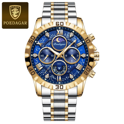 Luxury Stainless Steel Quartz Watch