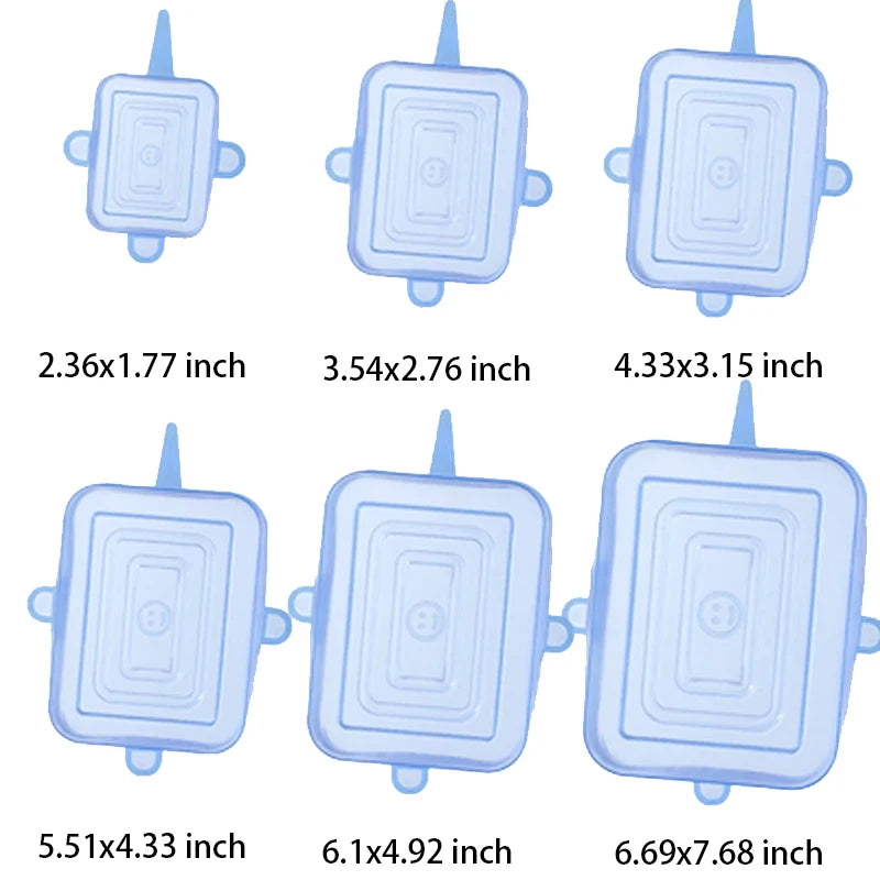 Reusable Silicone Stretch Lids for Bowls