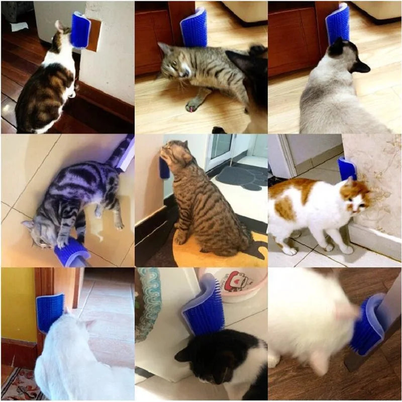 Cat scratcher, cat massager, cat hair remover brush