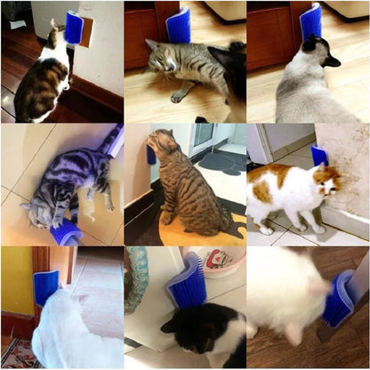 Cat scratcher, cat massager, cat hair remover brush