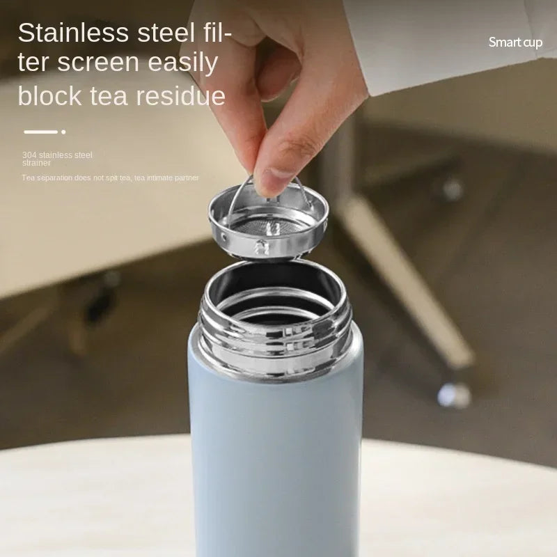 304 stainless steel thermos cup smart display vacuum water cup
