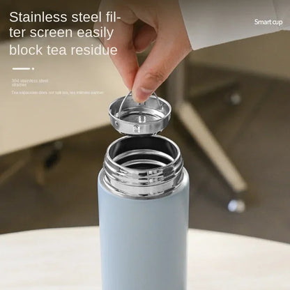 304 stainless steel thermos cup smart display vacuum water cup