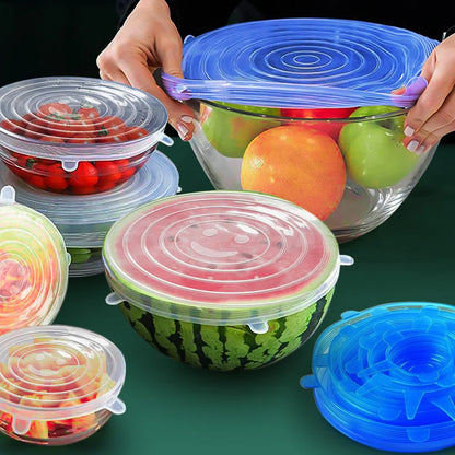 Reusable Silicone Stretch Lids for Bowls