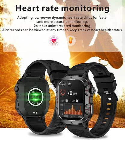 Waterproof Smartwatch with Health Monitoring