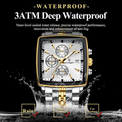 POEDAGAR Luxury Square Sport Man