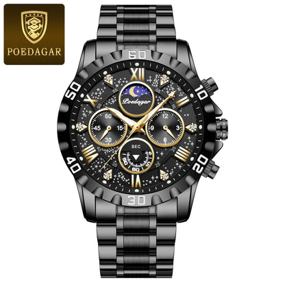Luxury Stainless Steel Quartz Watch